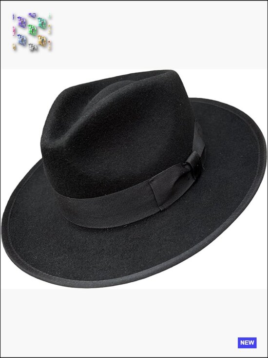 Soft Wool Fedora Hat Crushable Dress Wide Brim Unisex Classic Chic main image 5